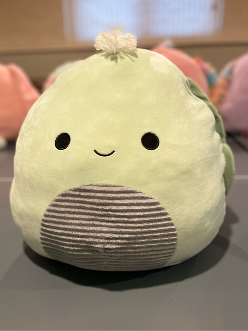 Squishmallows Light Green & Gray Sea Turtle Plush